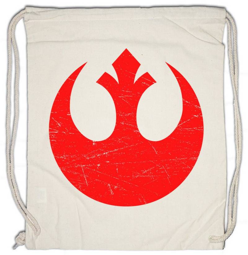 Urban Backwoods Turnbeutel Alliance Logo Turnbeutel Wars Rebel Krieg Rebellion Star Sterne (1-tlg), Alliance Der Flag Symbol von Urban Backwoods