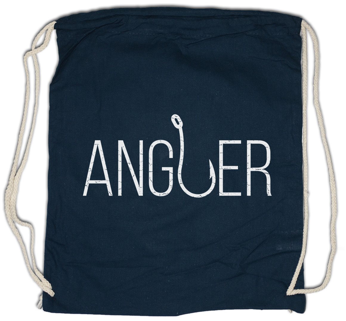 Urban Backwoods Turnbeutel Angler Turnbeutel Angeln Fisch Verein Haken Sport Fischer Angel Meer (1-tlg), Fischen Hobby Fun von Urban Backwoods
