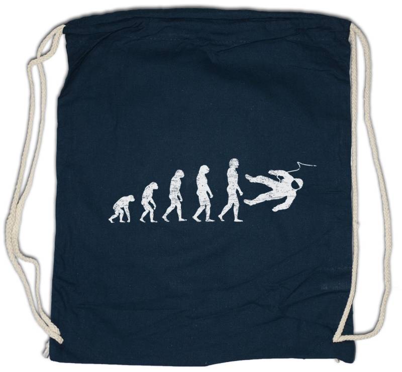 Urban Backwoods Turnbeutel Astronaut Evolution Turnbeutel Space Weltraum Cosmonaut Cosmos Kosmos (1-tlg), Mond Moon Stars Sci-Fi von Urban Backwoods