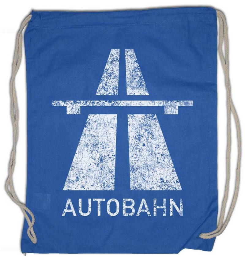 Urban Backwoods Turnbeutel Autobahn Turnbeutel Techno Acid Indie Sign Schild Road Elektro Pop (1-tlg), Synthesizer 70s Synth Electro von Urban Backwoods