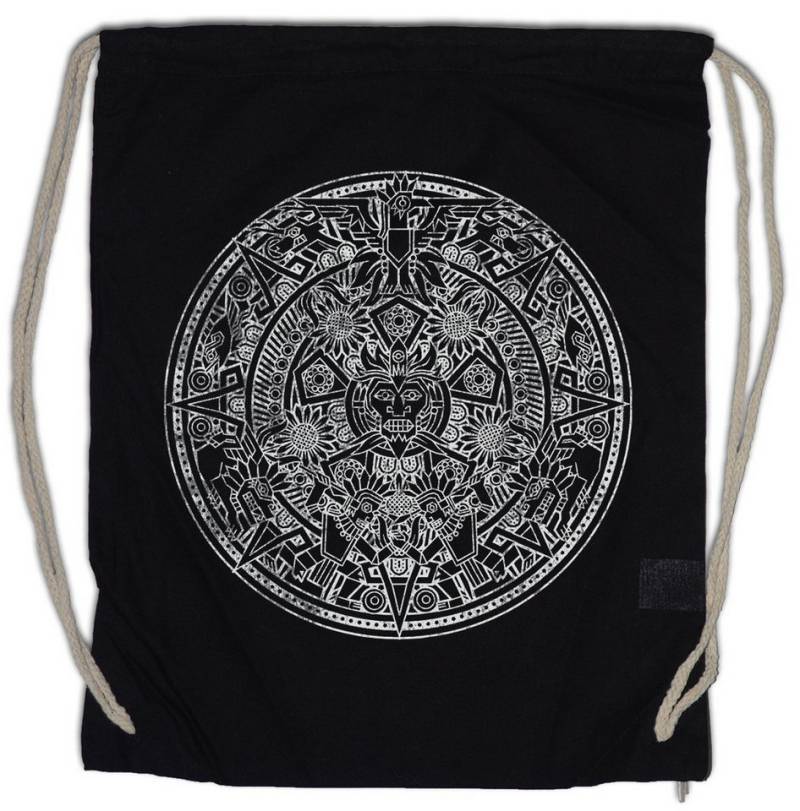 Urban Backwoods Turnbeutel Aztec Mandala Turnbeutel Azteken Indians American Mayans Maya Mayas (1-tlg), Sign Calendar Mexico von Urban Backwoods