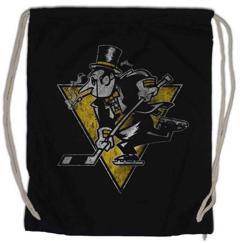 Urban Backwoods Turnbeutel B Penguin Logo Turnbeutel Bat Symbol Sign Pinguin Logo Man Gotham (1-tlg), Batman Villain City Dark von Urban Backwoods