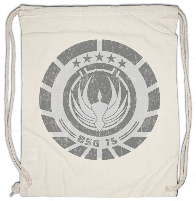 Urban Backwoods Turnbeutel BSG75 Patch Turnbeutel Lieutenant Galactica Space Ship Star Battlestar (1-tlg), Raumschiff Battle William Bill von Urban Backwoods