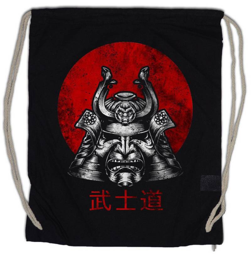 Urban Backwoods Turnbeutel Bushido Samurai I Turnbeutel Banzai Krieger Rüstung Helm Asia Japan (1-tlg), Ninja Shogun Warrior Sword von Urban Backwoods