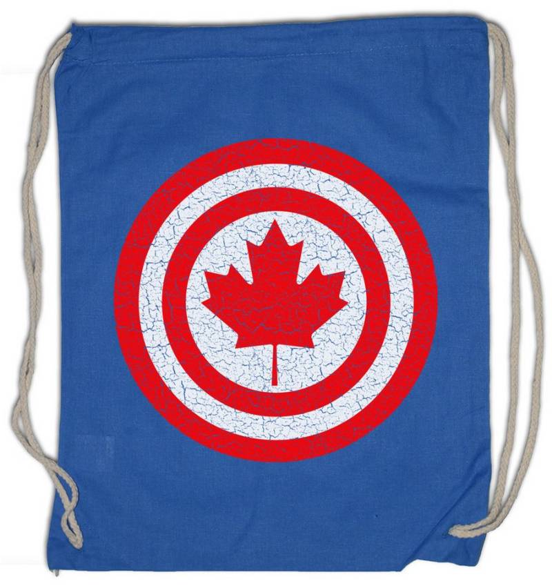Urban Backwoods Turnbeutel Captain Canada Turnbeutel Kanada Canadian Fahne Flagge Banner Maple (1-tlg), Leaf Ahornblatt Niagara Falls von Urban Backwoods