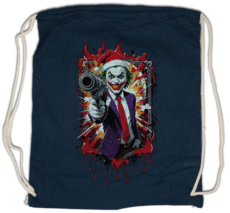 Urban Backwoods Turnbeutel Christmas Hat Joker Turnbeutel Happy Santa X-Mas Claus Holidays Batman (1-tlg), Weihnachten Gotham Riddler Weihnachtsmann von Urban Backwoods