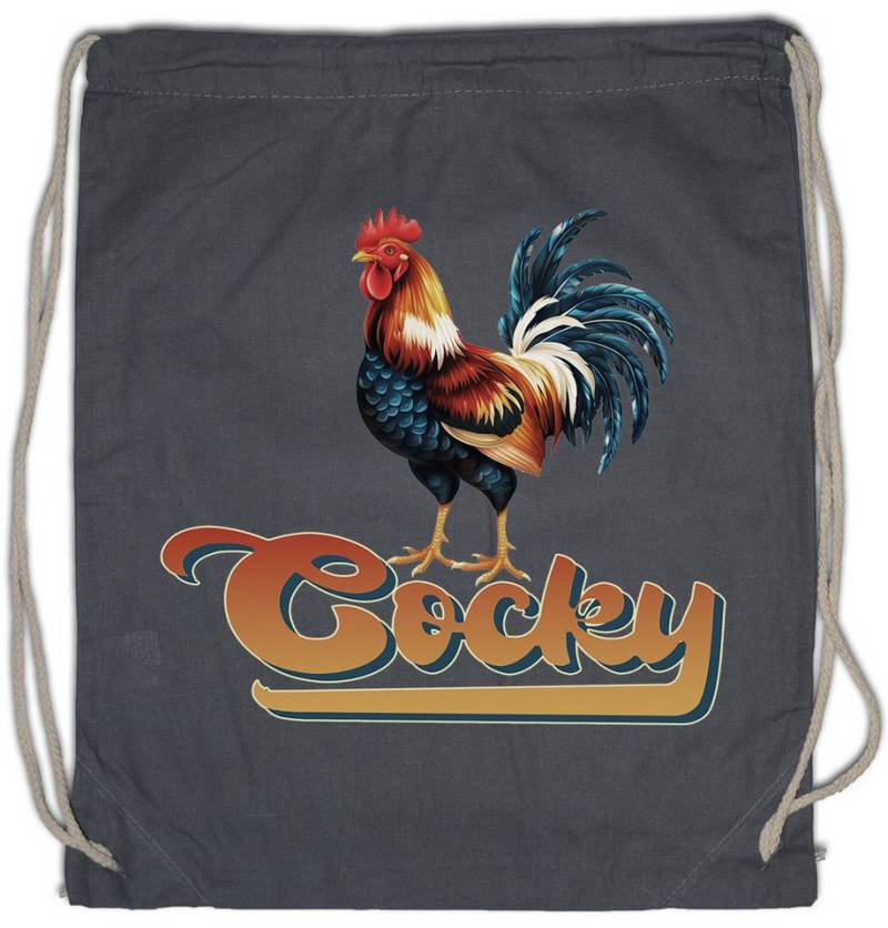 Urban Backwoods Turnbeutel Cocky III Turnbeutel Hahn Cock Rooster Stolz Man Arrogant Swagger (1-tlg), Confident Bold Fearless Alpha von Urban Backwoods