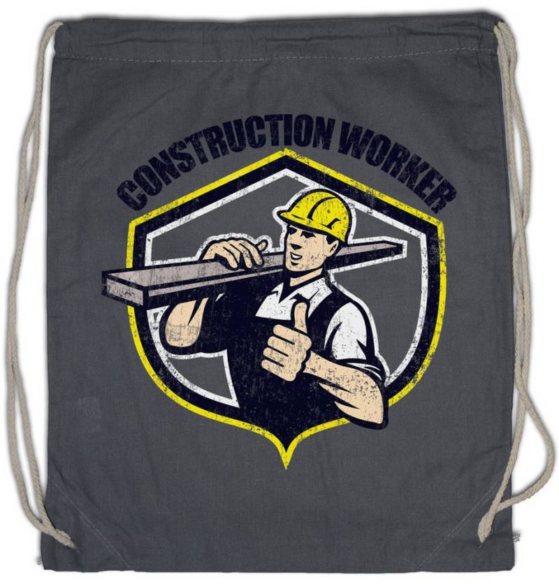 Urban Backwoods Turnbeutel Construction Worker I Turnbeutel Maurer Handwerk Handwerker Heimwerker (1-tlg), Hausmeister Repairman DIY Enthusiast von Urban Backwoods