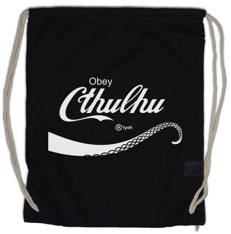 Urban Backwoods Turnbeutel Cthulhu Cola Turnbeutel Lovecraft Miskatonic H.P. Fun University (1-tlg), Dunwich Arkham Horror Wars von Urban Backwoods