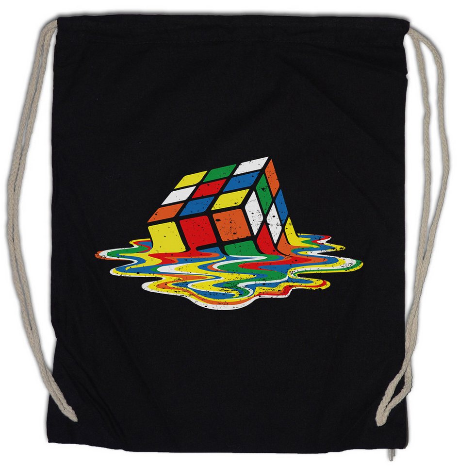 Urban Backwoods Turnbeutel Cube Meltdown Turnbeutel Zauberwürfel 80s Magic Speed Cubing Cuber (1-tlg), Speedcube Algorithm Cube Würfel von Urban Backwoods