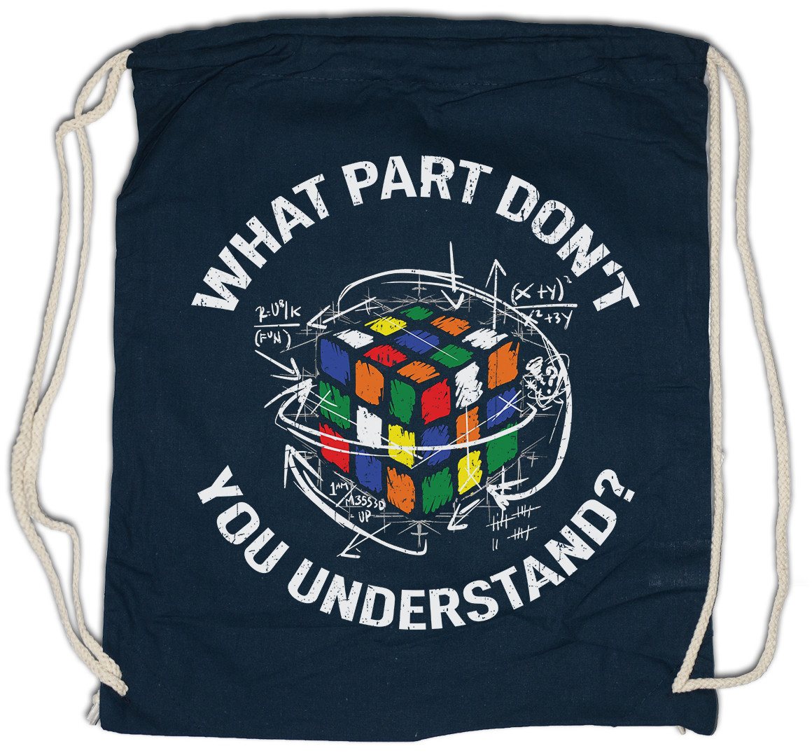 Urban Backwoods Turnbeutel Cube Understand Turnbeutel Zauberwürfel 80s Magic Speed Cubing Cuber (1-tlg), Speedcube Algorithm Cube Würfel von Urban Backwoods