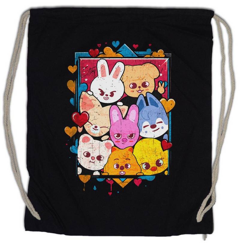 Urban Backwoods Turnbeutel Cute Korean Kids Turnbeutel Music Kpop K-Pop 4th Generation Stray Boy (1-tlg), Group Idol Band Fandom von Urban Backwoods