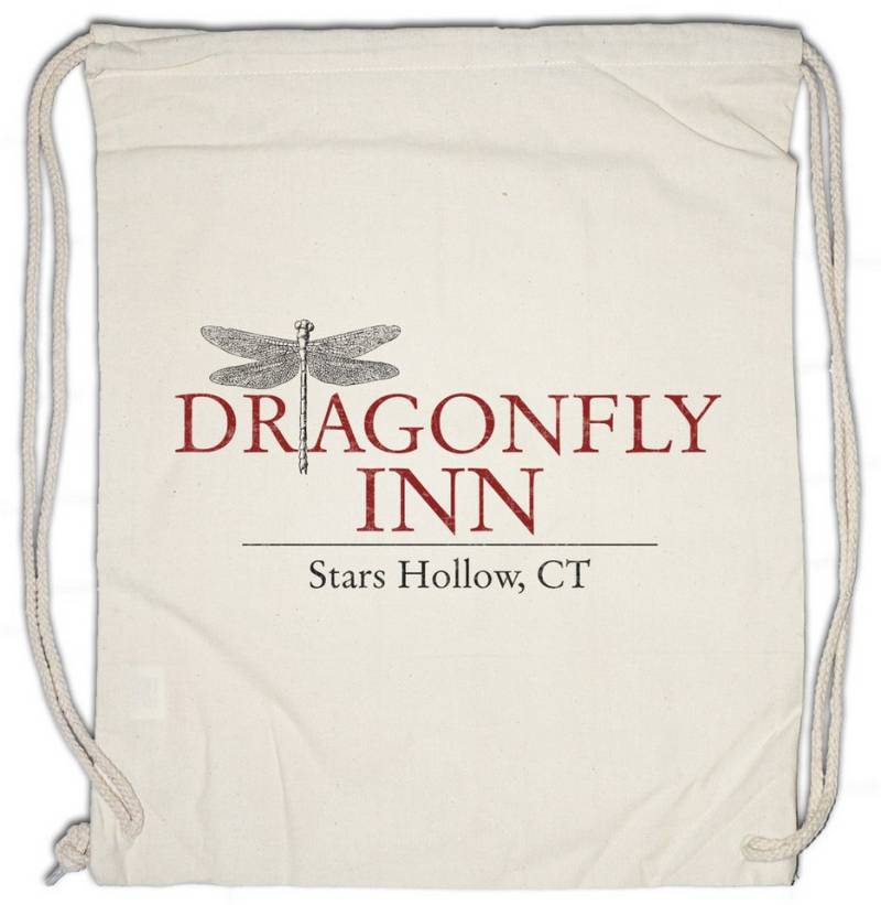Urban Backwoods Turnbeutel D Inn Turnbeutel Dragonfly Gilmore Rory Lorelai Sign Symbol Logo (1-tlg), Schild Kult Girls Symbol von Urban Backwoods