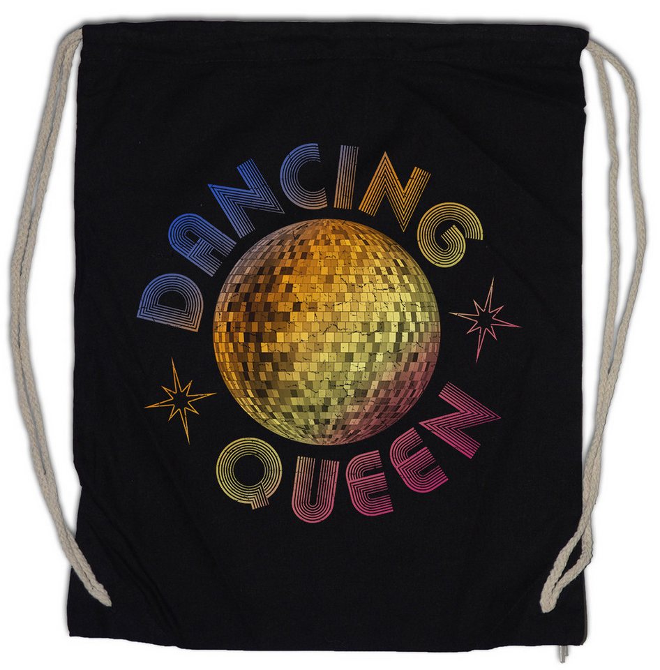 Urban Backwoods Turnbeutel Dancing Queen Turnbeutel Disco Ball Kugel Discokugel Club Mirror Dance (1-tlg), Party Clubbing Rave Cyber von Urban Backwoods
