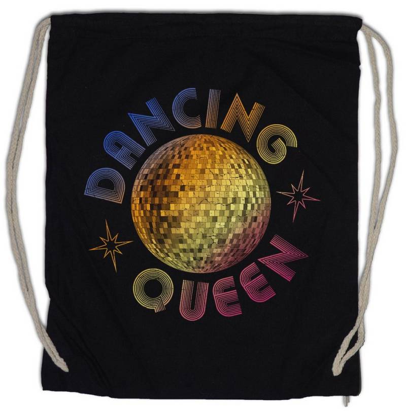 Urban Backwoods Turnbeutel Dancing Queen Turnbeutel Disco Ball Kugel Discokugel Club Mirror Dance (1-tlg), Party Clubbing Rave Cyber von Urban Backwoods
