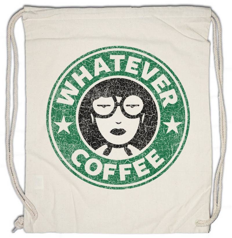 Urban Backwoods Turnbeutel Daria Whatever Coffee Turnbeutel Sitcom TV Morgendorffer Lanes Series (1-tlg), Fashion Club Kaffee Crossover von Urban Backwoods