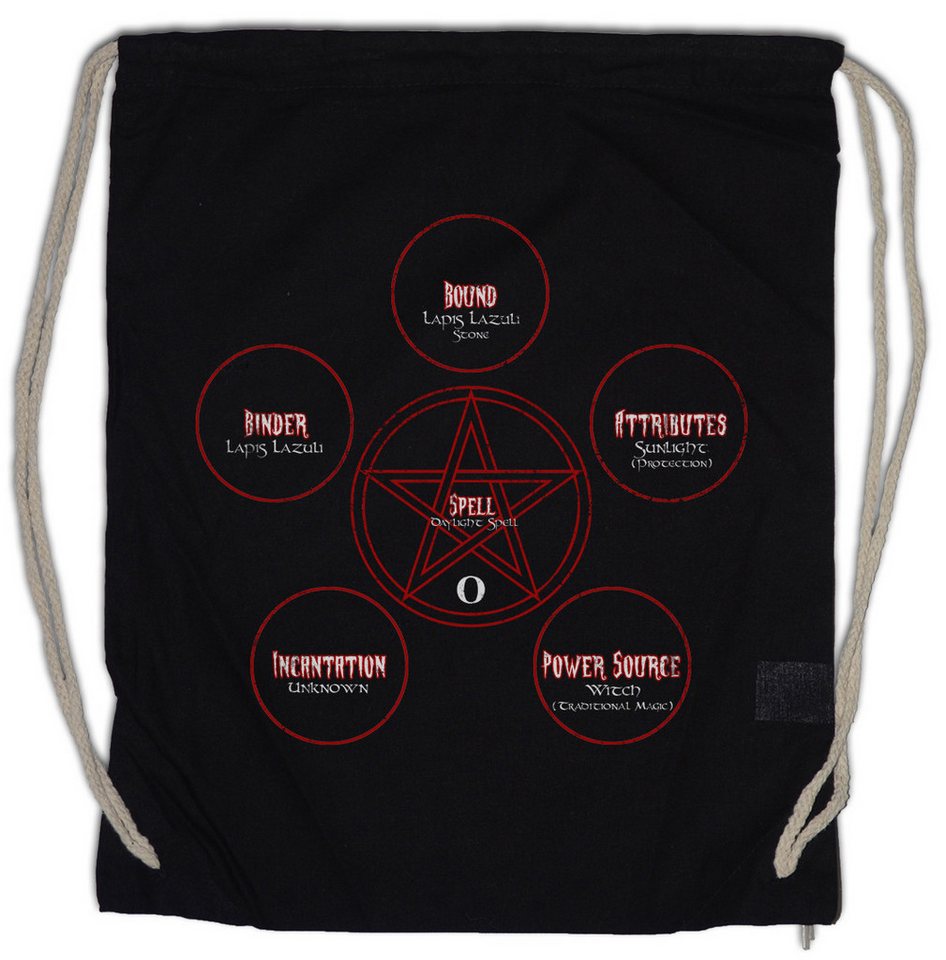 Urban Backwoods Turnbeutel Daylight Spell Turnbeutel TV Vampire Ring Amulet Amulett Diaries (1-tlg), Tageslichtringe Vampir Blood Blut von Urban Backwoods