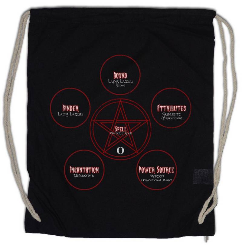 Urban Backwoods Turnbeutel Daylight Spell Turnbeutel TV Vampire Ring Amulet Amulett Diaries (1-tlg), Tageslichtringe Vampir Blood Blut von Urban Backwoods