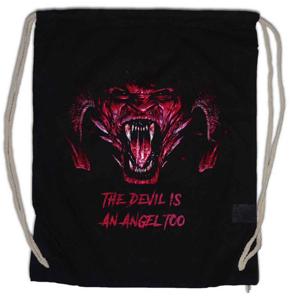 Urban Backwoods Turnbeutel Demon I Turnbeutel Pentagramm Dämon Satanismus Hölle Teufel Satan Hell (1-tlg), Satanism Pentagram Pentacle Symbol von Urban Backwoods