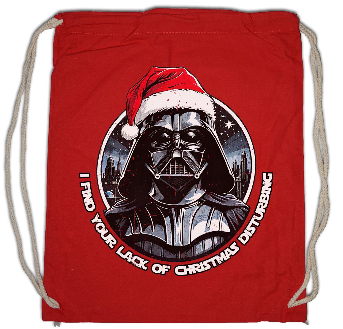 Urban Backwoods Turnbeutel Disturbing Christmas Turnbeutel Wars Force Merry Darth Holy Christmas (1-tlg), Star Santa Vader Claus von Urban Backwoods