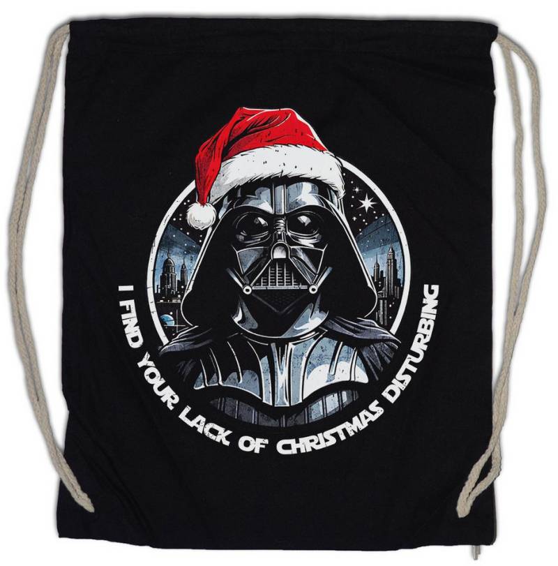 Urban Backwoods Turnbeutel Disturbing Christmas Turnbeutel Wars Force Merry Darth Holy Christmas (1-tlg), Star Santa Vader Claus von Urban Backwoods