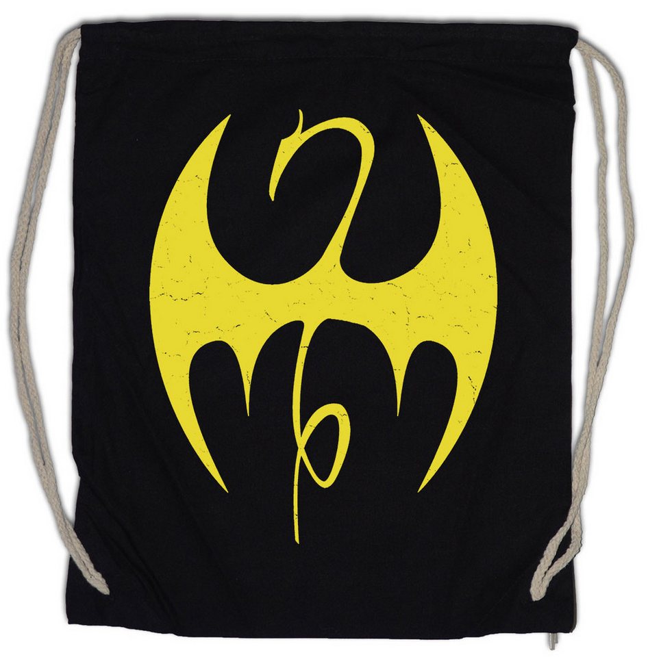 Urban Backwoods Turnbeutel Dragon Logo A2 Turnbeutel Danny Iron Symbol Defenders Fist Superhero (1-tlg), Rand Series TV Saga Show von Urban Backwoods