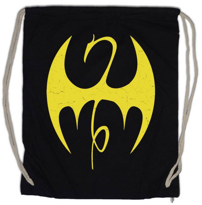 Urban Backwoods Turnbeutel Dragon Logo A2 Turnbeutel Danny Iron Symbol Defenders Fist Superhero (1-tlg), Rand Series TV Saga Show von Urban Backwoods