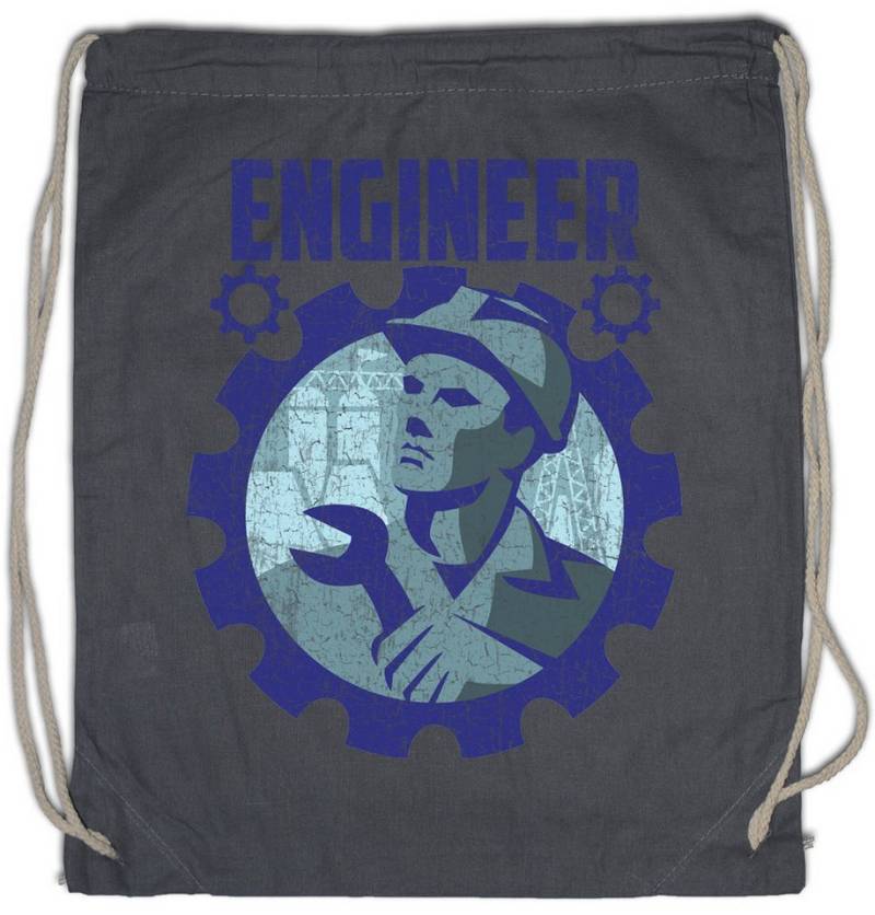 Urban Backwoods Turnbeutel Engineer II Turnbeutel Ingenieur Bauleiter Architekt Polier Baustelle (1-tlg), Manager Construction Site Bau von Urban Backwoods