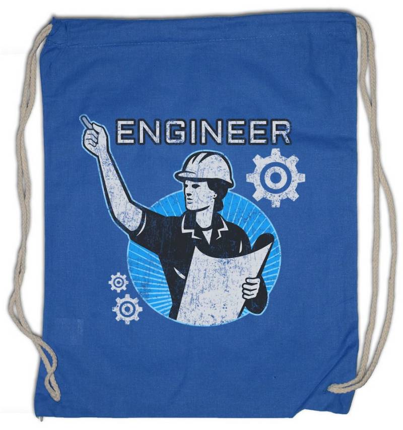 Urban Backwoods Turnbeutel Engineer III Turnbeutel Ingenieur Bauleiter Architekt Polier Baustelle (1-tlg), Manager Construction Site Bau von Urban Backwoods