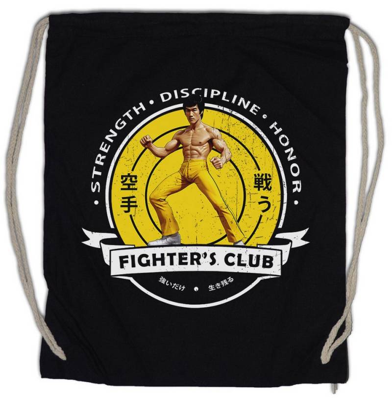 Urban Backwoods Turnbeutel Fighter's Club Lee II Turnbeutel Vintage Bruce Karate Kung Fu Martial (1-tlg), Arts Todeskralle Film Movie von Urban Backwoods