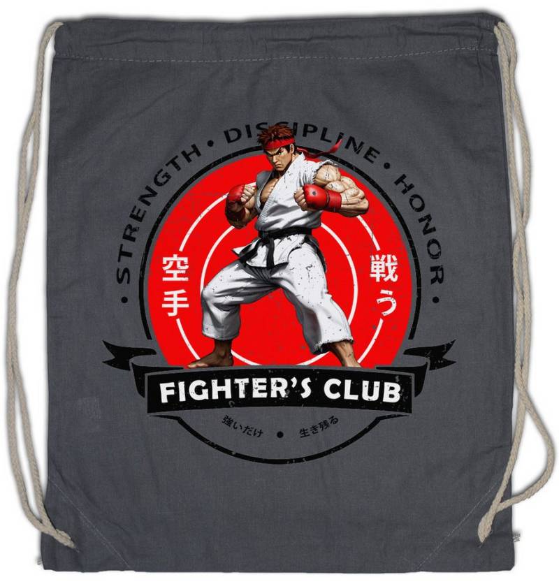 Urban Backwoods Turnbeutel Fighter's Club Ryu II Turnbeutel Fighter SF Karate Hadouken Street Ken (1-tlg), Kung Fu Martial Arts von Urban Backwoods