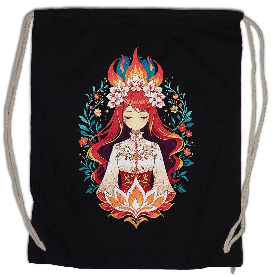 Urban Backwoods Turnbeutel Fire Goddess Turnbeutel Feuer Göttin Fantasy Elves Elfen Fairy Fairies (1-tlg), Lord RPP Dungeons Role von Urban Backwoods