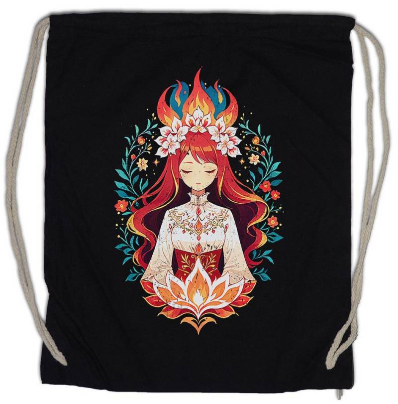 Urban Backwoods Turnbeutel Fire Goddess Turnbeutel Feuer Göttin Fantasy Elves Elfen Fairy Fairies (1-tlg), Lord RPP Dungeons Role von Urban Backwoods