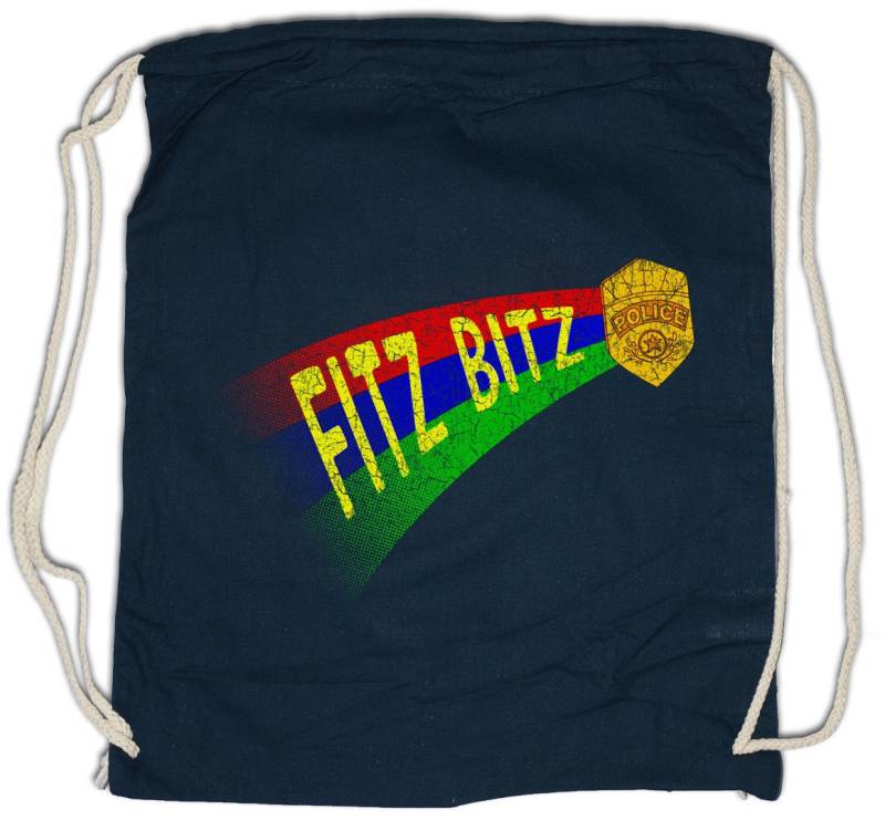 Urban Backwoods Turnbeutel Fitz Bitz Turnbeutel Fun Paradise Symbol Police Sign Department PD (1-tlg), Gerald Fitzgerald Rainbow Regenbogen von Urban Backwoods