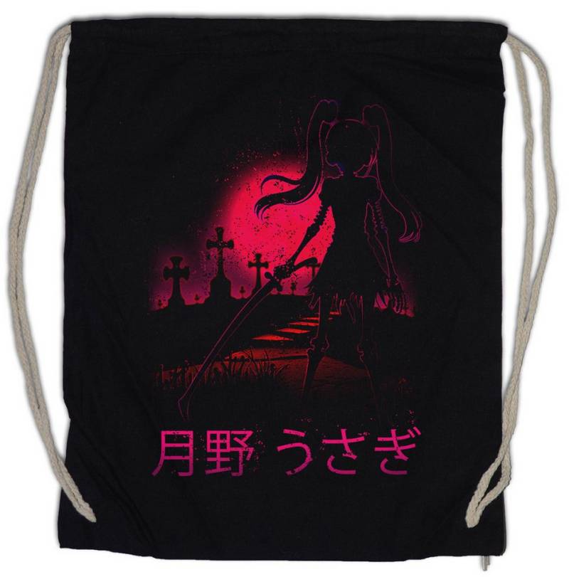 Urban Backwoods Turnbeutel Full Moon Cemetary Turnbeutel Anime Horror Sailor Girl Usagi Tsukino (1-tlg), Princess Serenity Wild Rabbit von Urban Backwoods