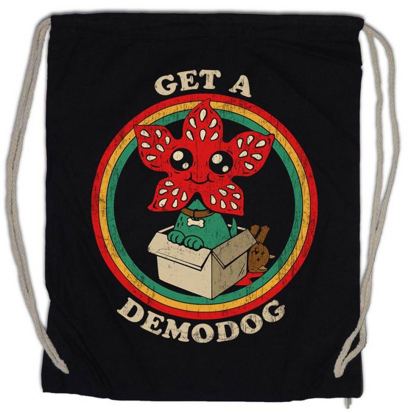 Urban Backwoods Turnbeutel Get A Demodog I Turnbeutel Stranger Jane Kids Monster Ghost World Will (1-tlg), Things Alphabet Series von Urban Backwoods