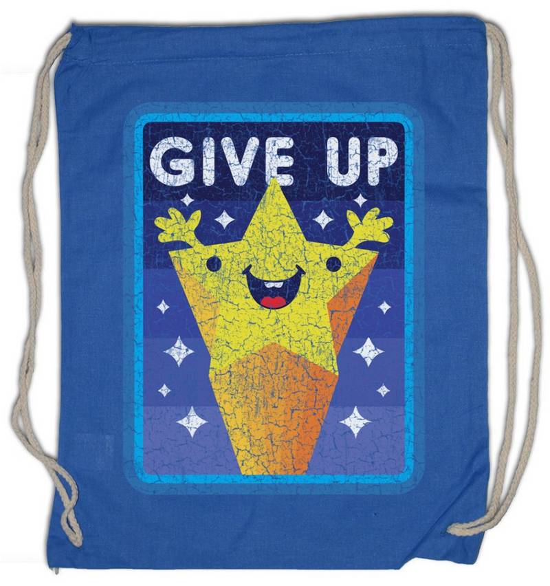 Urban Backwoods Turnbeutel Give Up Star Turnbeutel Gamer Admin Gaming Nerd Video VG PC Retro Icon (1-tlg), Logo Reparieren Wissenschaftler Wissenschaft von Urban Backwoods