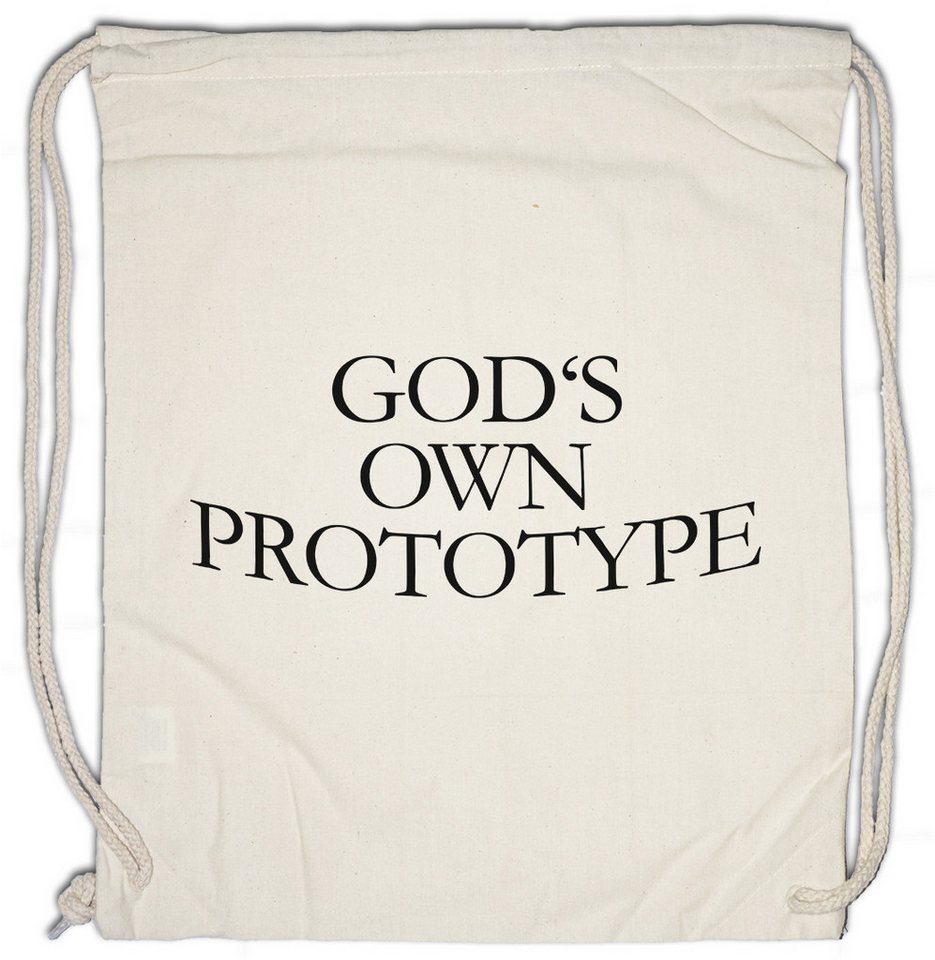 Urban Backwoods Turnbeutel God's Own Prototype Turnbeutel Religion Jesus Nazisst Narzissmus (1-tlg), Spruch Comedy Jehova Fun von Urban Backwoods