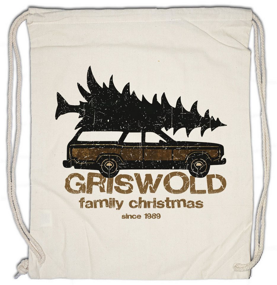 Urban Backwoods Turnbeutel Griswold Tree Service Turnbeutel X-Mas Schöne Bad Weihnachtsmann Merry (1-tlg), Vacation Bescherung Christmas Santa von Urban Backwoods