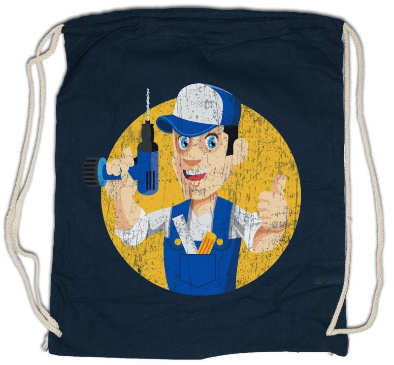 Urban Backwoods Turnbeutel Handyman I Turnbeutel Handwerk Handwerker Heimwerker Hausmeister (1-tlg), Repairman DIY Enthusiast Mann von Urban Backwoods