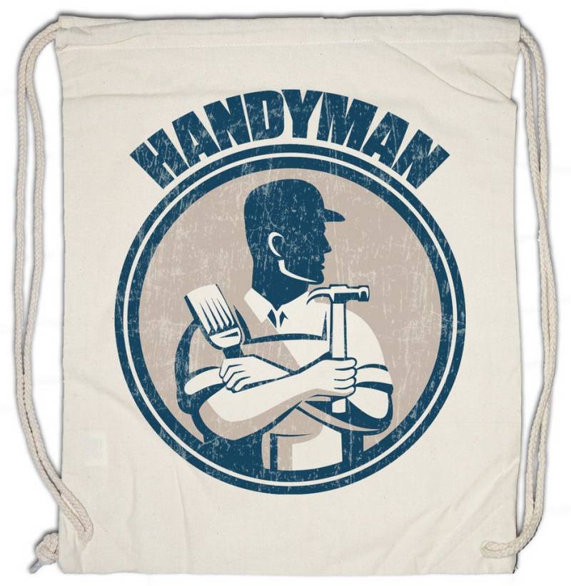 Urban Backwoods Turnbeutel Handyman II Turnbeutel Handwerk Handwerker Heimwerker Hausmeister (1-tlg), Repairman DIY Enthusiast Mann von Urban Backwoods