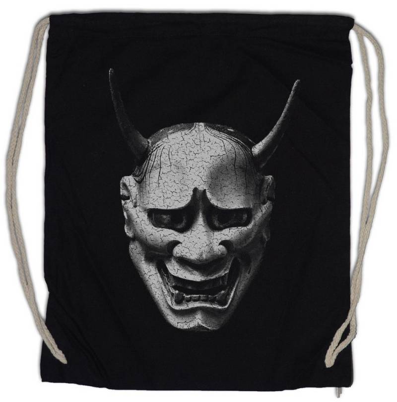 Urban Backwoods Turnbeutel Hannya Mask Turnbeutel Samurai Warrior Way Of Banzai Japan Ninja (1-tlg), Japanese Theater Maske Mask von Urban Backwoods