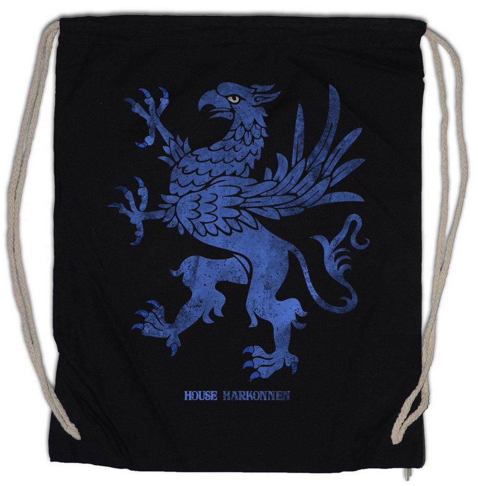 Urban Backwoods Turnbeutel House Griffin Logo Turnbeutel Science Fiction Sci-Fi Dune Arrakis (1-tlg), Harkonnen Griffin Atreides Wüstenplanet von Urban Backwoods