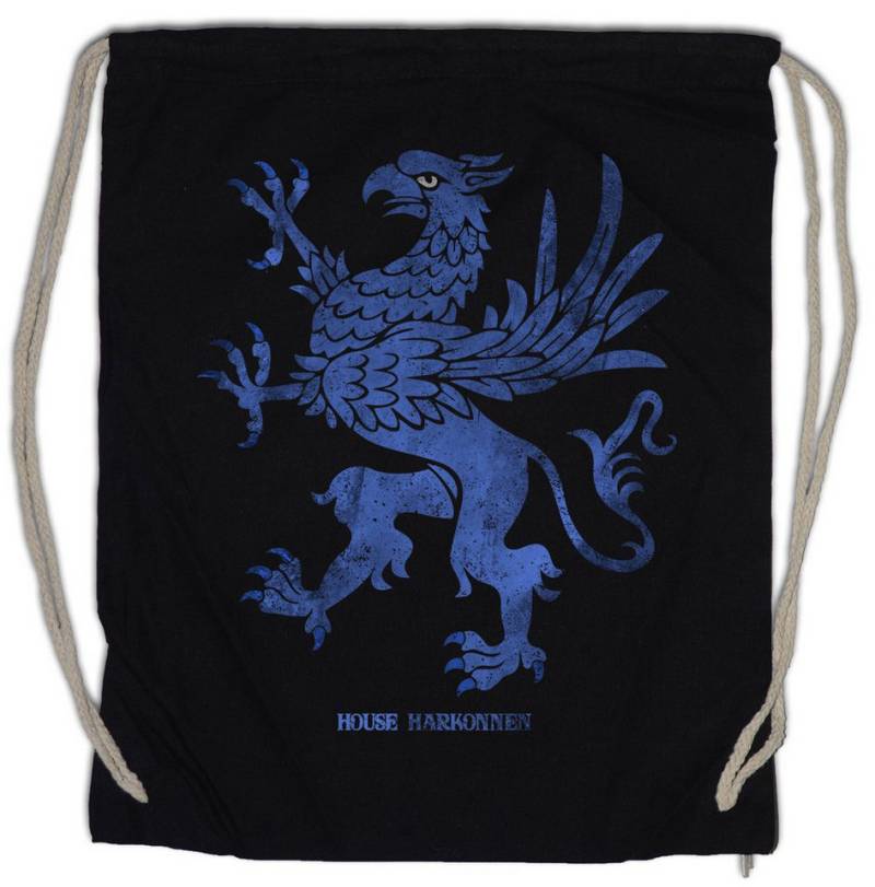 Urban Backwoods Turnbeutel House Griffin Logo Turnbeutel Science Fiction Sci-Fi Dune Arrakis (1-tlg), Harkonnen Griffin Atreides Wüstenplanet von Urban Backwoods