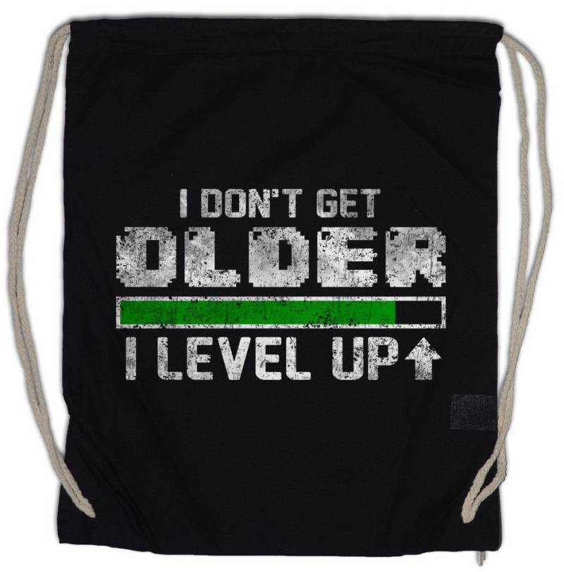 Urban Backwoods Turnbeutel I Don't Get Older I Level Up Turnbeutel Lvl Gamer Gaming Video PC (1-tlg), Admin RPG Roleplay Nerd von Urban Backwoods