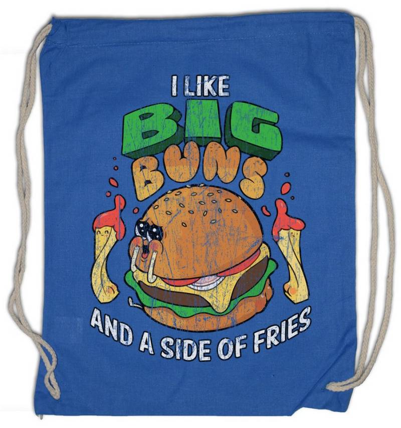 Urban Backwoods Turnbeutel I Like Big Buns Turnbeutel Grillen Barbecue Grill Chef Meister Burger (1-tlg), BBQ Cheese Ketchup Mustard von Urban Backwoods