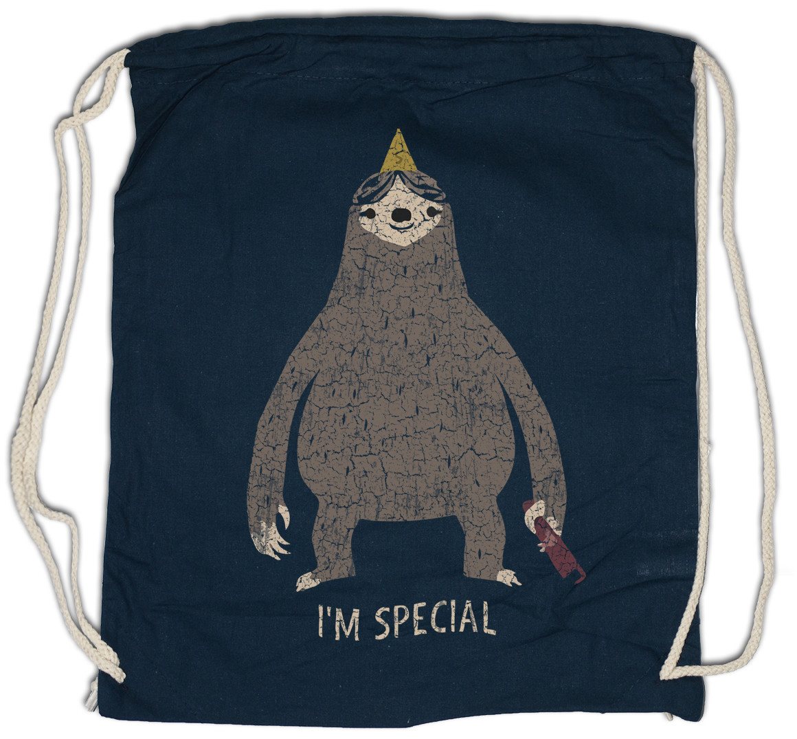 Urban Backwoods Turnbeutel I'm Special Turnbeutel Hakuna Matata Faul Faultier Lazy Sloth (1-tlg), Entspannt Chiller Chillerin Chilling von Urban Backwoods