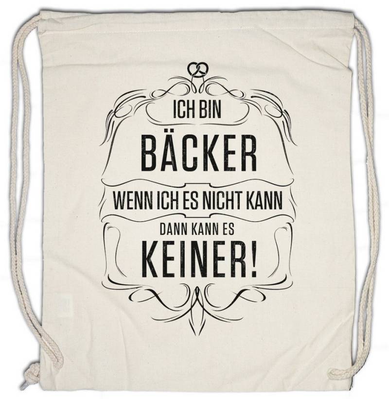 Urban Backwoods Turnbeutel Ich Bin Bäcker Turnbeutel Beruf Bäckerei Konditor Arbeit Meister Kunst (1-tlg), Handwerk Zunft Tradition von Urban Backwoods
