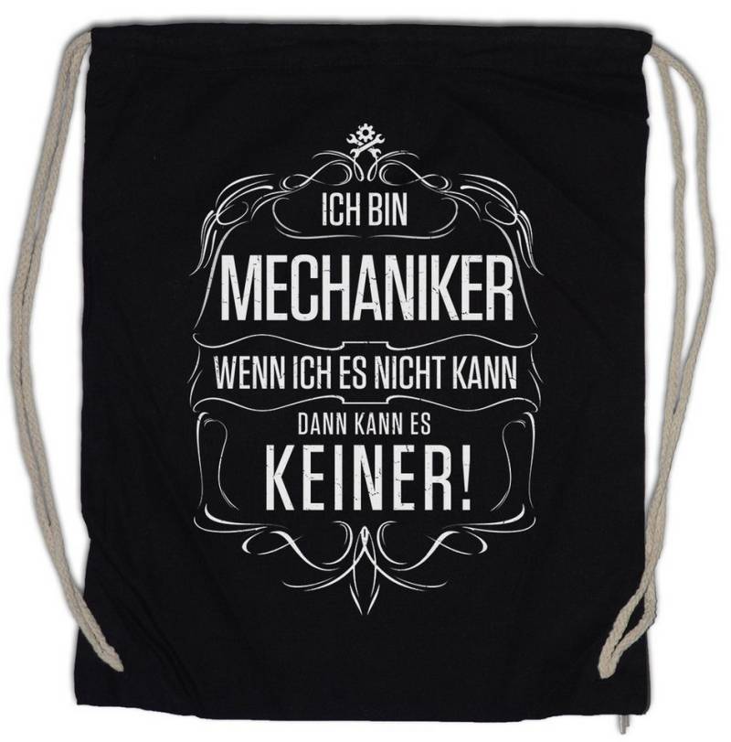 Urban Backwoods Turnbeutel Ich Bin Mechaniker Turnbeutel Meister Mechatroniker kfZ Tuner Auto (1-tlg), Werkstatt Beruf Car von Urban Backwoods