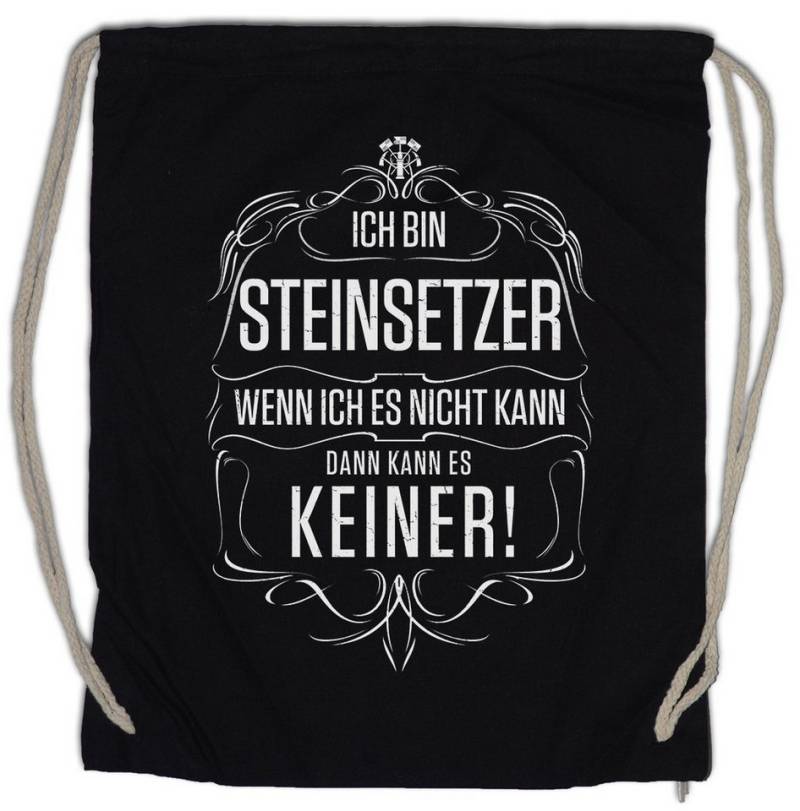 Urban Backwoods Turnbeutel Ich Bin Steinsetzer Turnbeutel Steinleger Gärtner Baustelle Arbeit (1-tlg), Meister Beruf Zunft Handwerk von Urban Backwoods